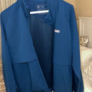 Figs Sydney Jacket DEEP REEF -Large